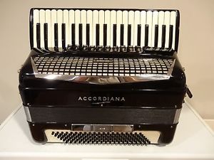 Accordion Accordiana Made By Excelsior 4/5 Reed Double T. Chamber Excellent