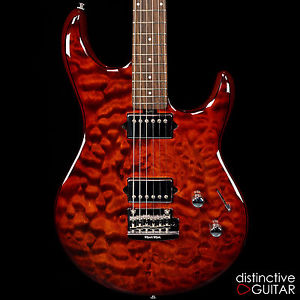 NEW ERNIE BALL MUSIC MAN LUKE 3 BFR HH - LUKATHER SIGNATURE - HAZEL QUILT MAPLE