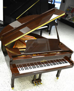 Schiller Leipzig Baby Grand Piano - 5' Walnut Polish - 88 Keys
