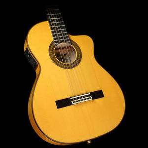 Used Cordoba 55FCE Thinbody Nylon String Acoustic-Electric Guitar Natural