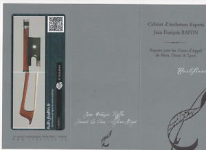 A fine French silver mounted violin bow by Marc Laberte