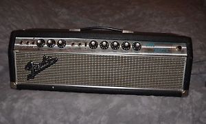 Vintage 1968 Fender Bandmaster Tube Amplifier AB763 "Black Face" Circuit ~ NR!