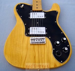 guitargai Fender Japan '75RI Ash TELECASTER DELUXE Vintage Natural VERY NR MINT!