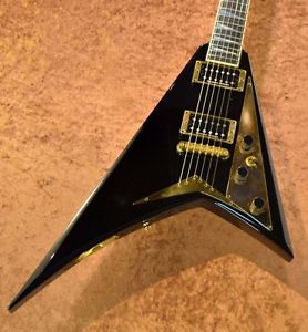Jackson Custom Shop RR1T Black with Gold Hardware Electric Free Shipping