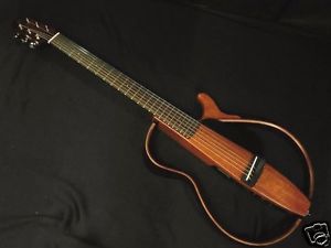 YAMAHA Japan Silent Guitar SLG200S Steel String NT Natural EMS Insured Shipping
