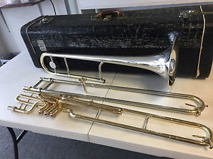 1965 KING 3B CONCERT SILVER SONIC "sterling bell" combo trombone.