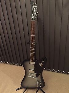 Gibson Firebird Studio 70's Tribute Electric Guitar. Satin Silver Burst. 2012.