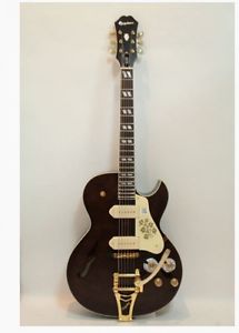 Epiphone Limited Edition ES-295 Premium Lacquer Walnut w/soft case F/S #Q493