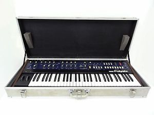 KORG PolySix Vintage Analog Programmable Synth w/ Orig Case & MIDI Mod PS-6 mp4