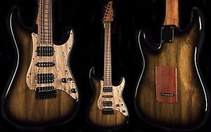 Suhr Standard Black Limba BLACK BURST Electric Guitar - Cocobolo Neck