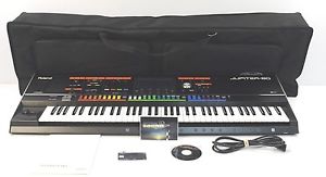 Roland Jupiter 80 76-Key Synthesizer w/ Gig Bag Version 2 Synth