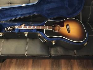 2010 Gibson Hummingbird Pro Accoustic Electric Guitar