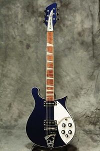 Rickenbacker / 620 Midnight Blue w/hard case Free shipping Guiter From JAPAN
