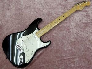 Fender USA American Standard Stratocaster Black Used Guitar Free Shipping #g1582