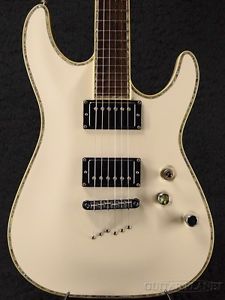 SCHECTER AD - C1 Elte - White - made in 2003 Electric Free Shipping