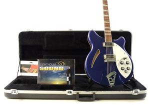 2012 Rickenbacker Model 360 Electric Guitar - Midnight Blue w/ OHSC