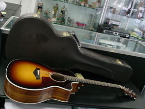 Taylor 214ce DLX Grand Auditorium Acoostic Electric Guitar Tobacco sunburst MINT