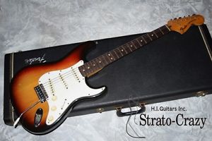 Fender Stratocaster'74 Sunburst/Rose neck Electric Free Shipping