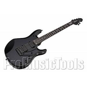 Music Man USA John Petrucci JP6 Piezo SBK - Stealth Black MH Inlays * NEW * jp-6