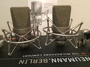 Neumann TLM 103 Anniversary Microphone mic Pair MINT COND w 2 ea-1 Shockmount