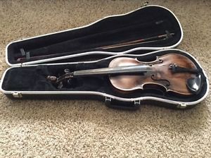 1773 Hand Carved Head Violin With Case CHEAP
