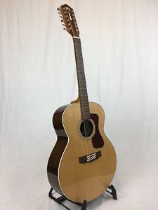 Guild F-1512E Spruce Rosewood 12-String Acoustic Electric with Polyfoam Case
