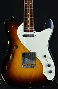 Fender Custom Shop Limited Edition 50s Thinline Tele Relic 2 Color Sunburst