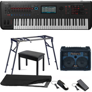 Yamaha Montage 6 with 4-legs Stand, Roland Amp, X Bench, Bag, H/P, D/C, V/P, S/P