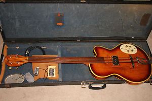 1950s Roger  Wenzel Rossmeisl pre Rickenbacker vintage bass guitar Gibson EB2 PU