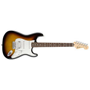 Fender Standard Stratocaster HSS Strat Rosewood Fretboard Brown Sunburst DEMO