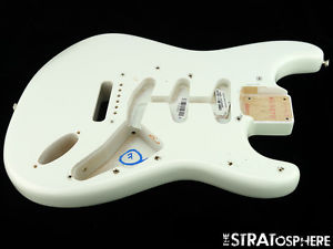 Fender Vintage 65 RI USA Strat BODY Stratocaster NITRO Olympic White SALE!