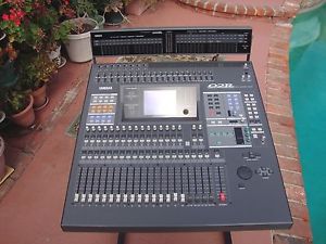 Yamaha 02R V2 Digital Mixer Console w Meter Bride & CD8-AE-S AES/EBU Expansions