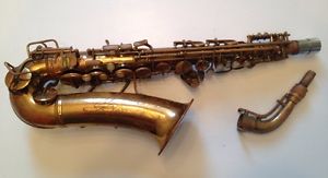 1937 Conn 6m Alto Sax VIII Stamp on Neck W/ Case NAKED LADY