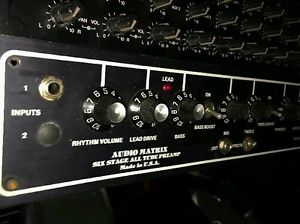 '81 AudioMatrix Rack 4T, Vintage 6-stage guitar tube preamp