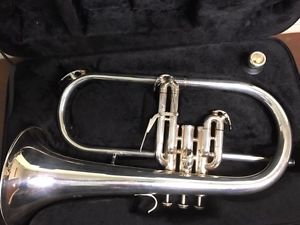 Schmidt Flugelhorn SD200FDS Silver with third trigger, Excellent Condition