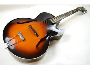 Chaki P-1 Brown w/hard case Free shipping Guiter Bass From JAPAN #A2795
