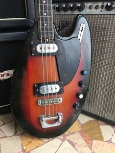 ♪♫ 1960's Eko Auriga Vintage Bass Guitar Very Rare ♪♫