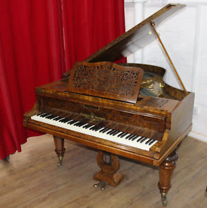 Hagspiel Burr Walnut Baby Grand Piano By Sherwood Phoenix