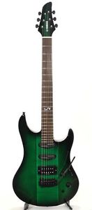 YAMAHA  RGX-TT Translucent Green Sunburst Electric Guitar W/SoftCase Used #U466