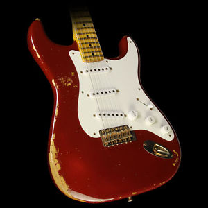 Used 2014 Fender Custom 60th Anniversary '54 Stratocaster Electric Guitar Red