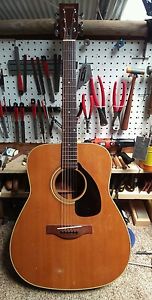 Yamaha FG-180 acoustic Red label Nippon Gakki 1967 Refretted and Reset neck++