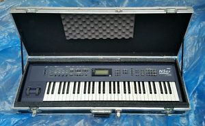 Korg N5EX Music Synthesizer 61-key ,WHIT hard case