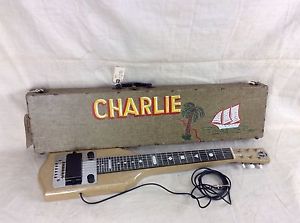 VIntage 1949 McKinney Valco Lap Steel Slide-Hawaiian Guitar with Case 1950's