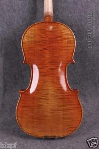 4/4 Acoustic Violin Years old Maple Perfect Flame Powerful Sound Spruce top#2064
