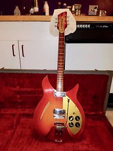 1960 Rickenbacker 335 Capri FIreglow w/Original Kaufmann VIbrola