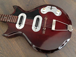 Vintage 50's Magnatone Mark IV Electric Guitar with Case Paul Bigsby