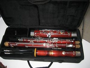 SUPERB SCHREIBER "PROFESSIONAL" MODEL BASSOON, PRISTINE, ALL NEW PADS, NEW CASE