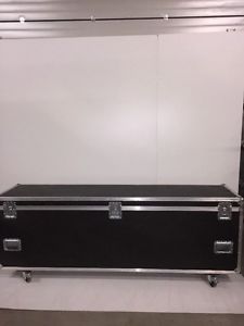 Profi Flycase Groß 245x58x76 cm m. Rollen Flight Case Transportkiste