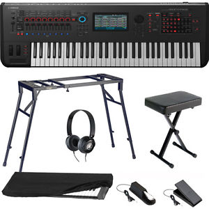 Yamaha Montage 6 Synthesizer, 4-legged Stand,Yamaha X Bench, H/P, D/C, V/P, S/P