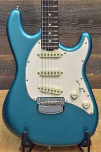 Ernie Ball Music Man Cutlass Vintage Turquoise Electric Guitar w/ Case - #G75606